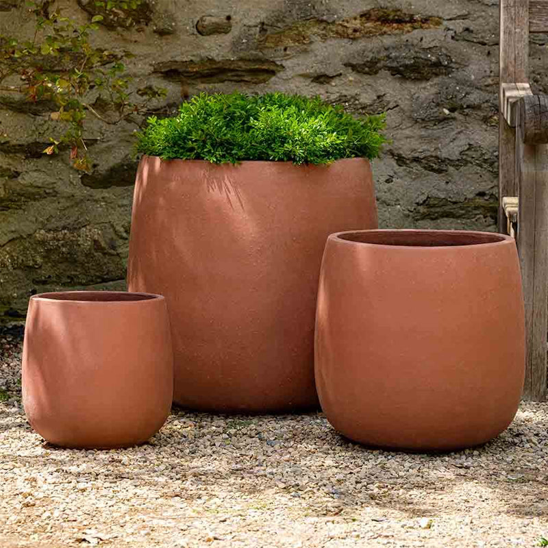 Campania Potrero Planter Nested Set of 3 | Glazed Collection