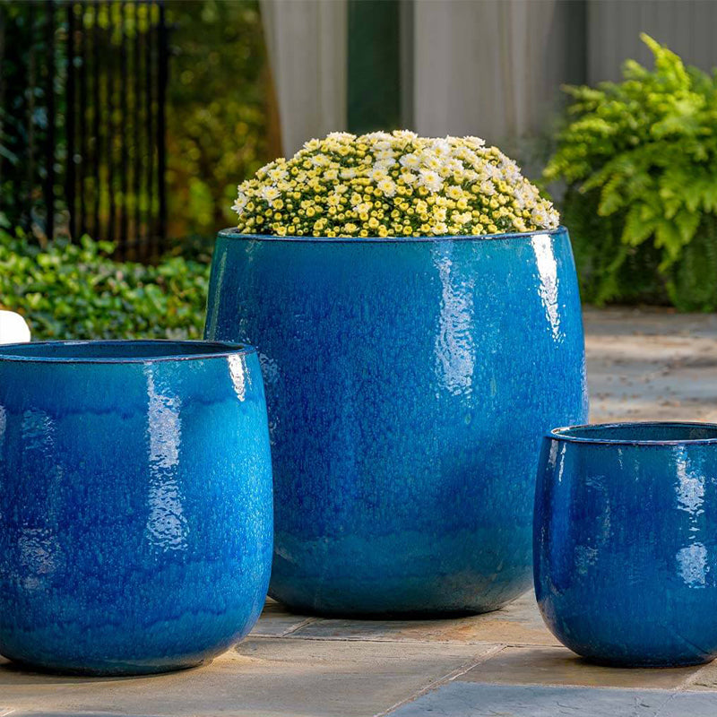Campania Potrero Planter Nested Set of 3 | Glazed Collection