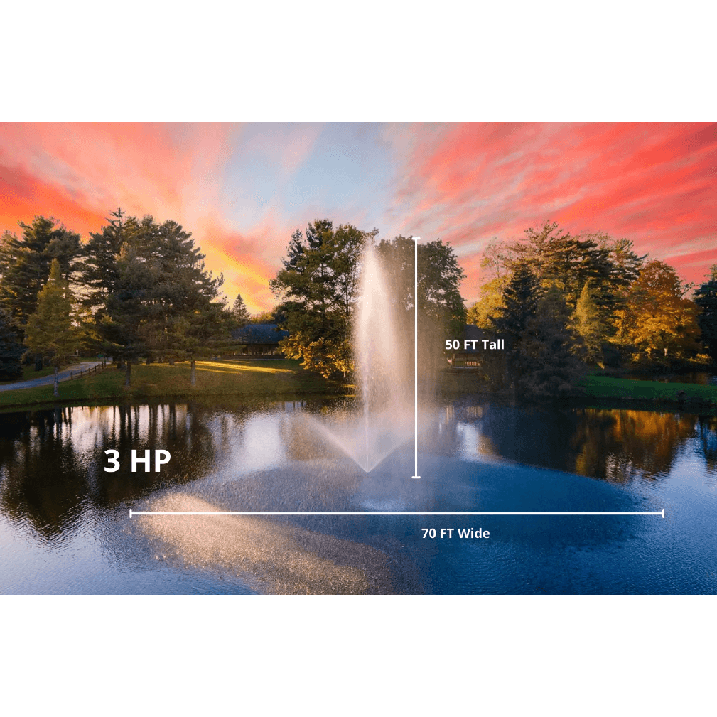 Scott Skyward Pond Fountain – Elegant & Powerful Water Display