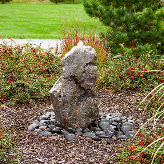 Blue Thumb Sonoma GFRC Boulder Fountain - Complete Kit