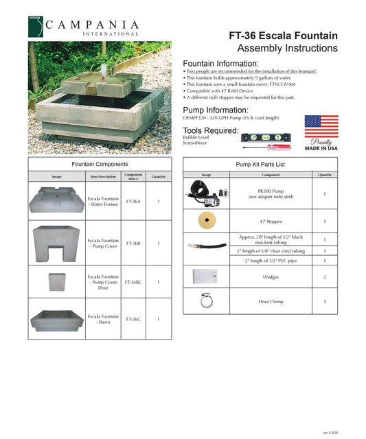 Campania International Escala Fountain