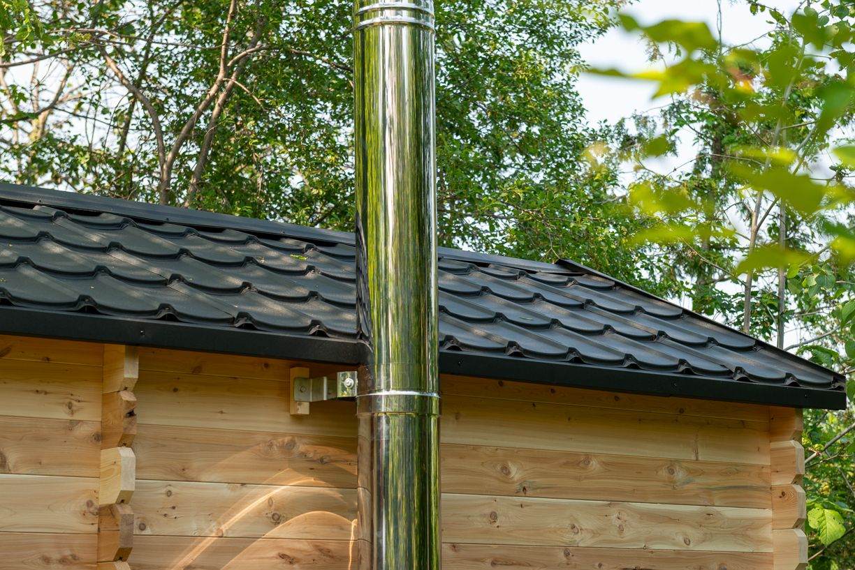 6 Person Cabin Sauna with Changeroom - Georgian