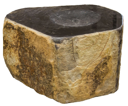 Blue Thumb Basalt Block Fountain "Keki" - Complete Kit