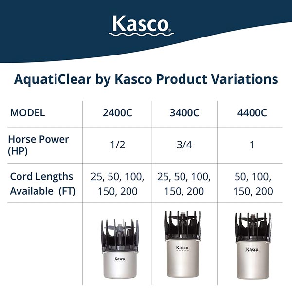 Kasco 4400 AquatiClear Water Circulator