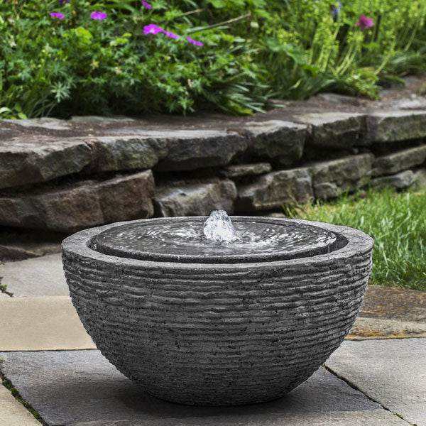 Campania International Arroyo Stone Ledge Garden Fountain, Small