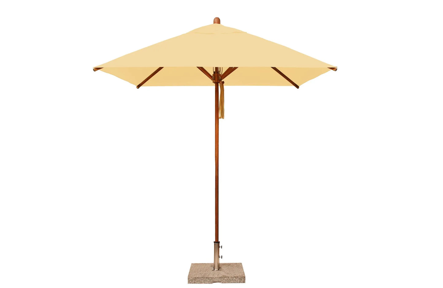 Bambrella Sirocco 6.5 Square Pulley Lift Outdoor Umbrella