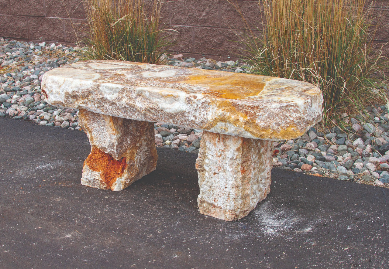Blue Thumb Yellow Onyx Bench - 45" ABBY045