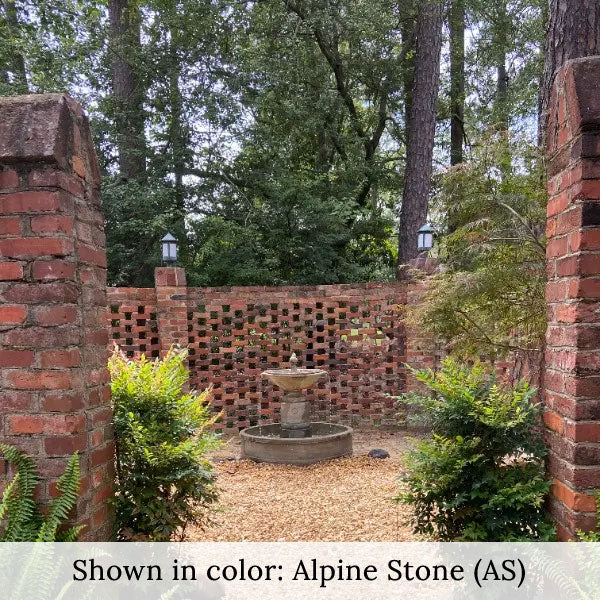 Borghese Garden Water Fountain with Basin Campania International