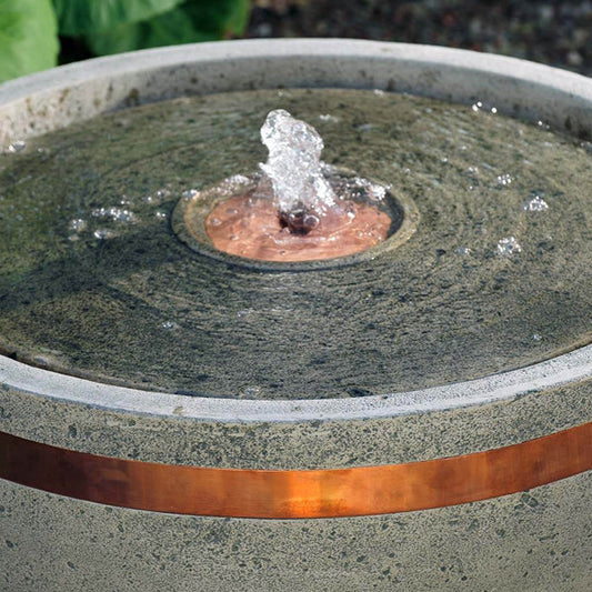 Campania International El Sol Copper Banded Fountain