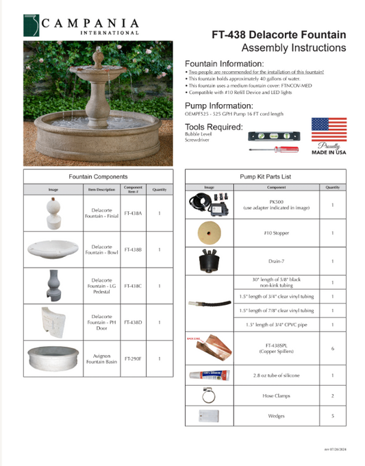 Campania International Delacorte Fountain