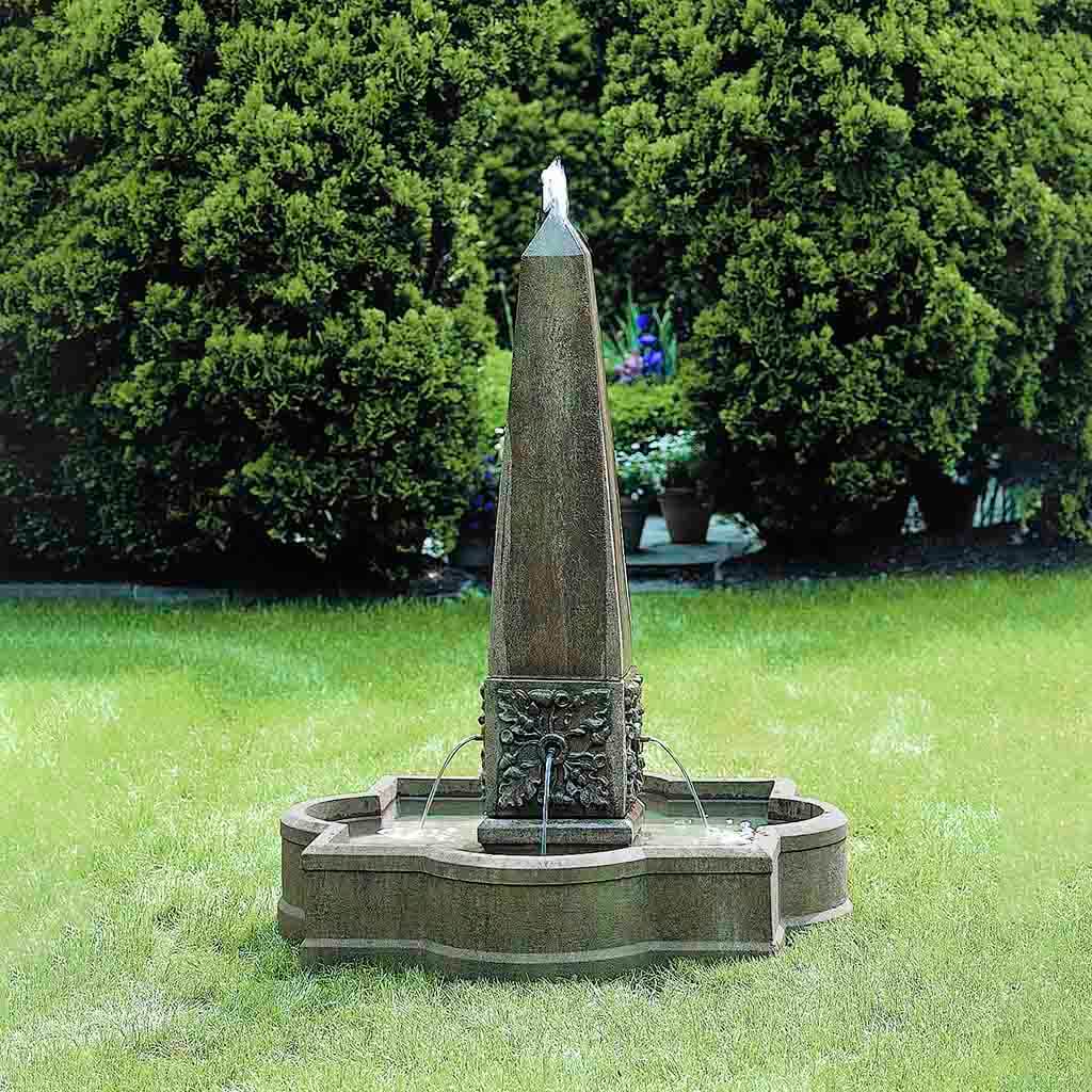 Palazzo Obelisk Outdoor Water Fountain Campania International