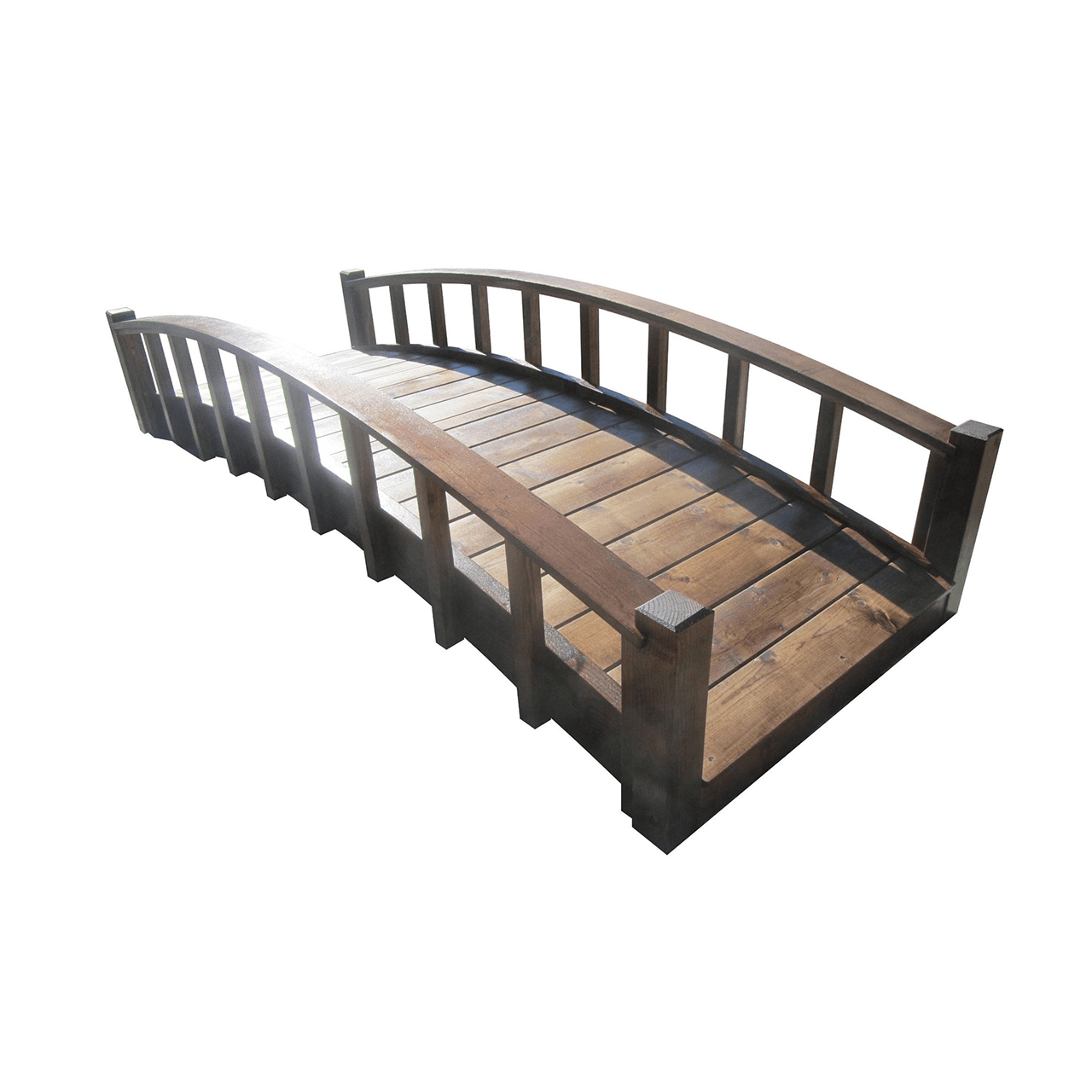 Japanese Wood Garden Bridge 8 ft.