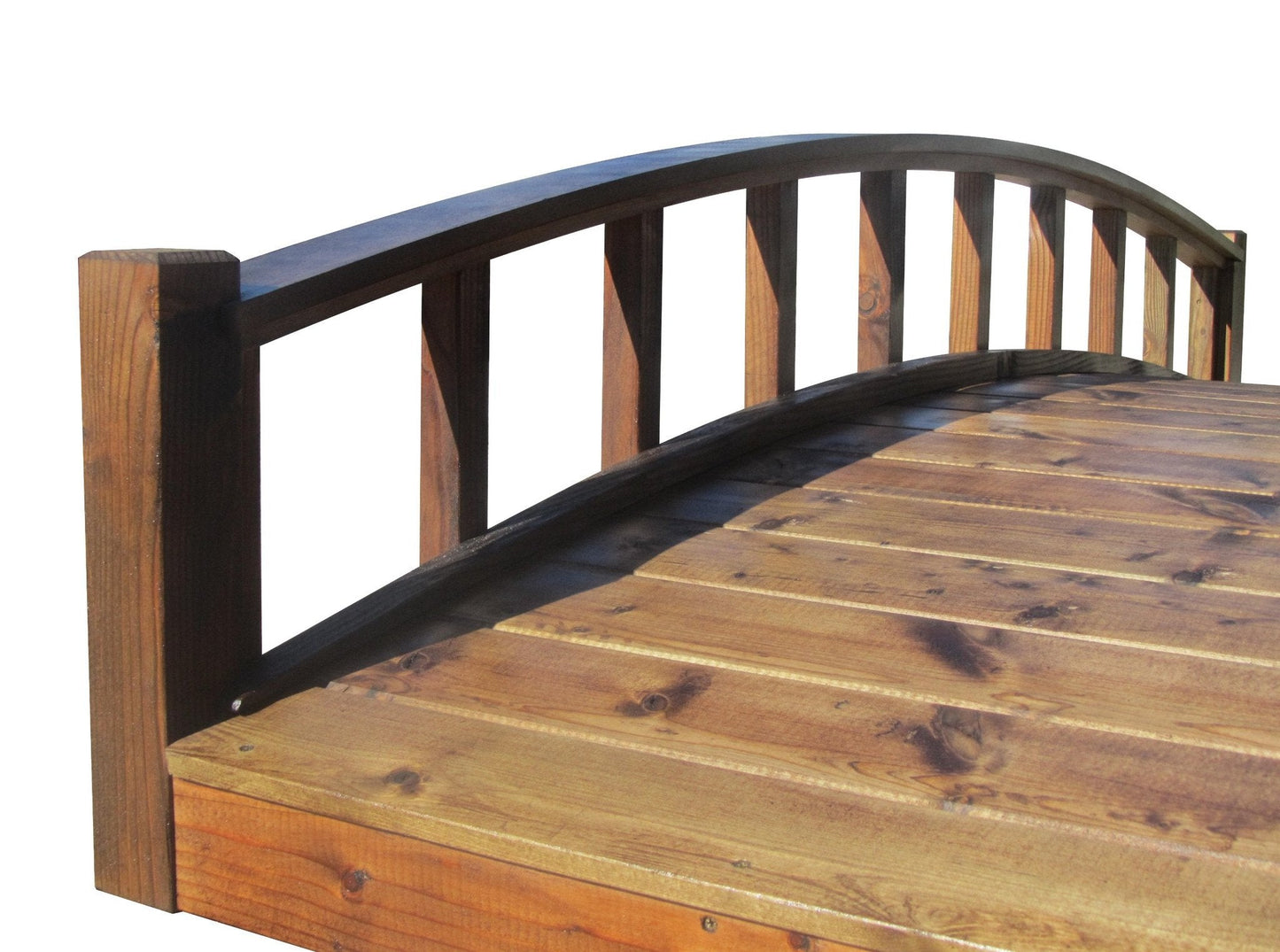 Japanese Wood Garden Bridge 8 ft.