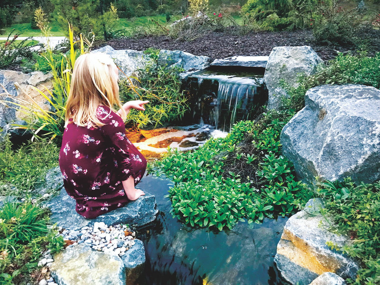 Blue Thumb Elite Medium 22" Cascading Falls Pondless Waterfall Kit