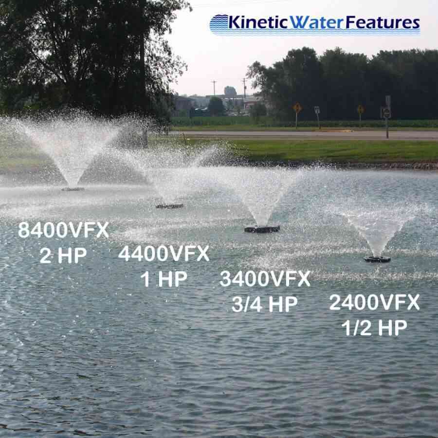 Kasco 4400VFX 1HP Aerating Fountains 100 ft cord