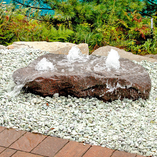 Blue Thumb Manistique Falls GFRC Boulder Fountain - Complete Kit