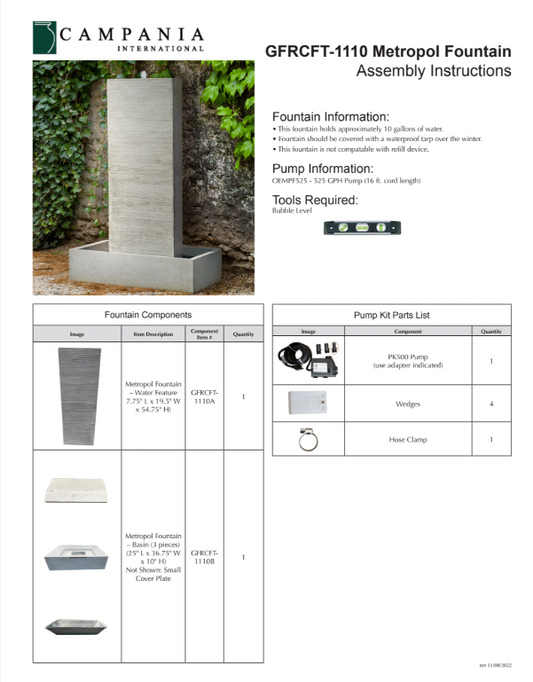 Campania International Metropol Fountain
