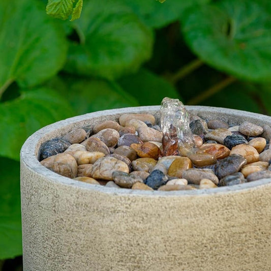 Campania International Salinas Pebble Garden Water Fountain