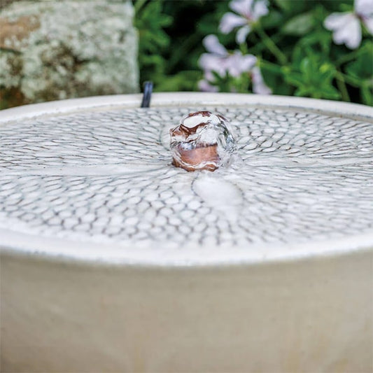 Campania International Sand Dollar Glazed Fountain
