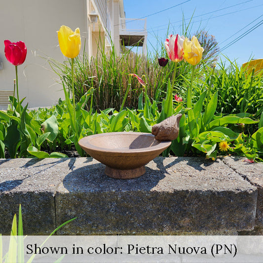 Campania International Songbird’s Rest Birdbath #B-140