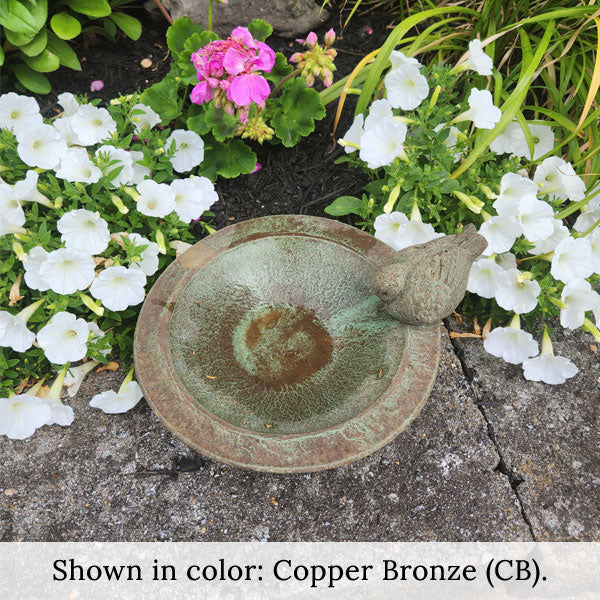 Campania International Songbird’s Rest Birdbath #B-140