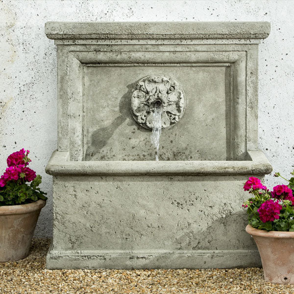 Campania International St. Aubin Wall Fountain Outdoor Water Fountain