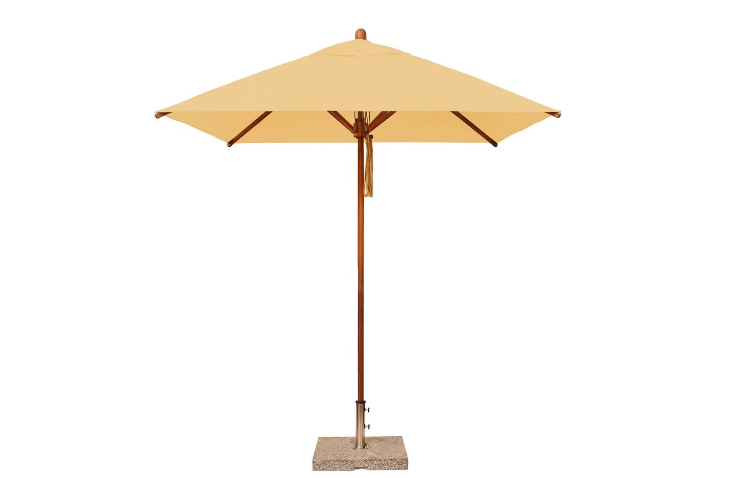 Bambrella Sirocco 6.5 Square Pulley Lift Outdoor Umbrella-No Tilt,