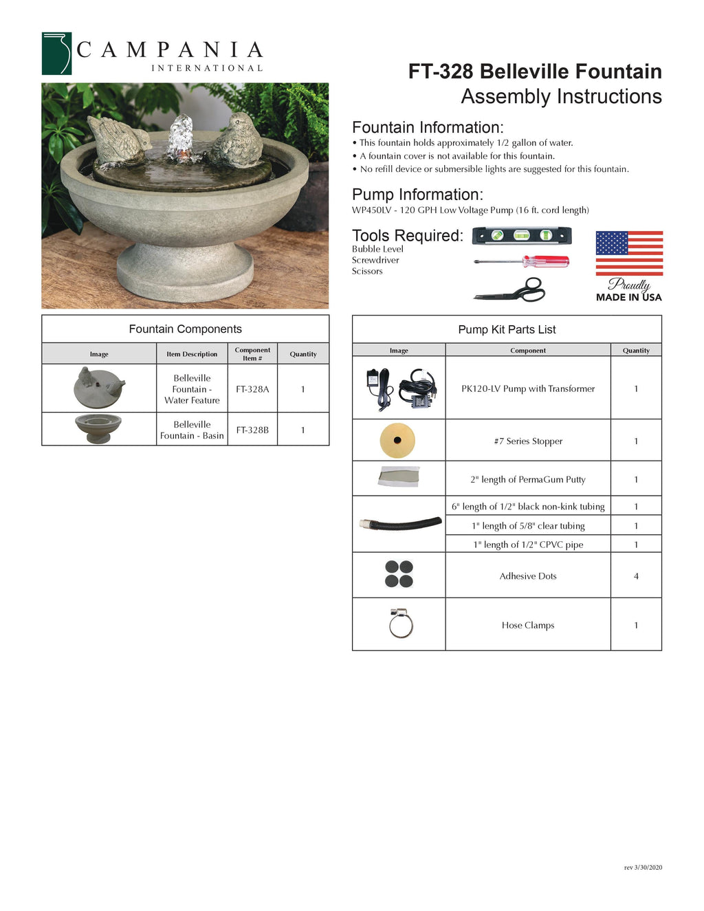 Campania International Belleville Fountain