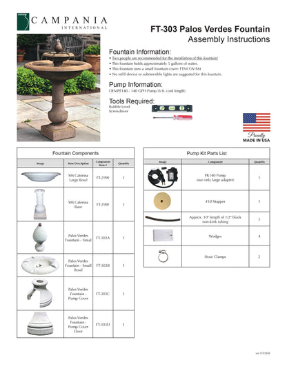 Campania International Charente Fountain