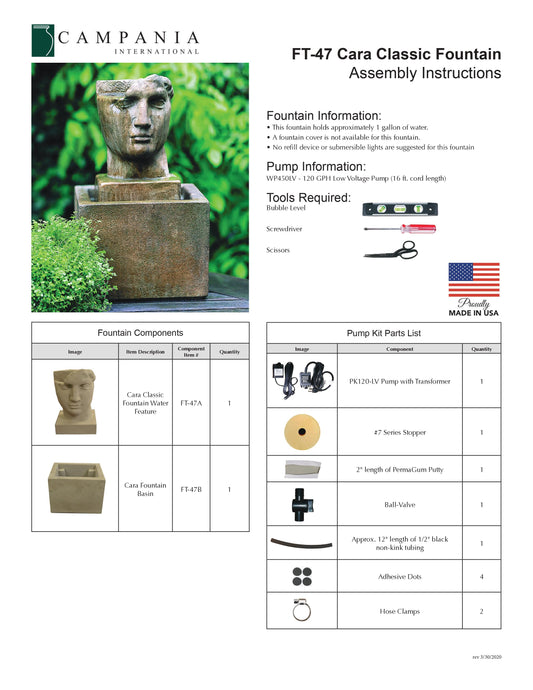 Campania International Cara Classica Fountain