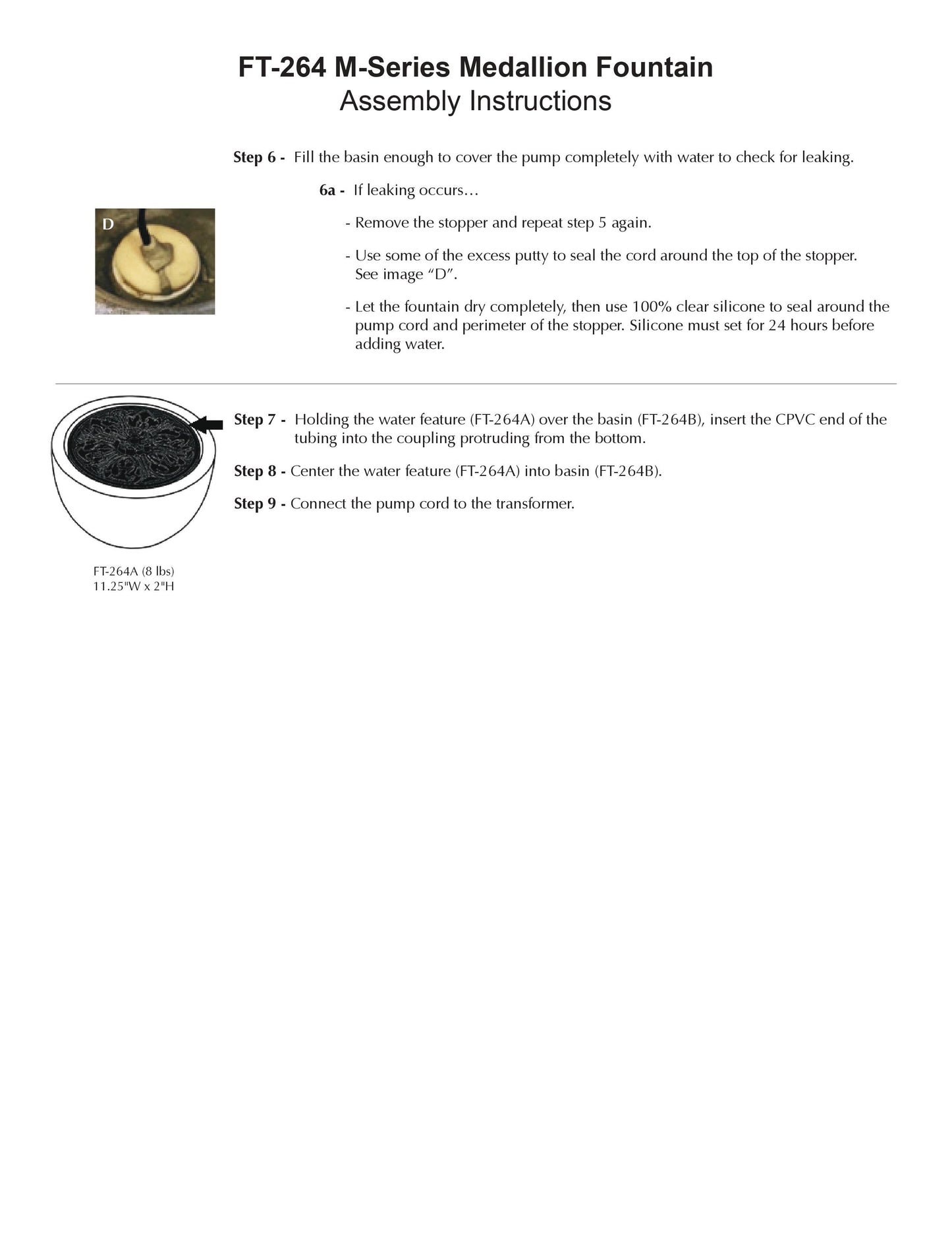 Campania International M-Series Medallion Fountain