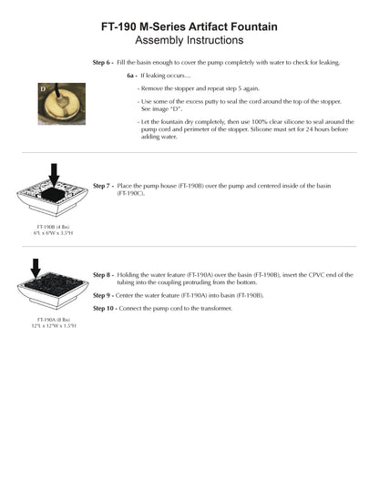 Campania International M-Series Artifact Fountain