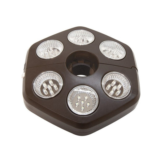 SimplyShades Selene Battery-Powered Hexagon Umbrella Light