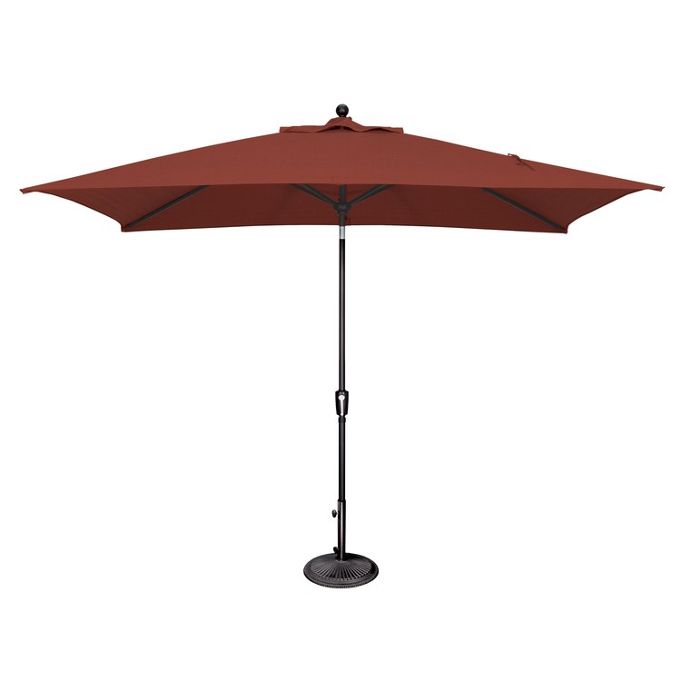 Simplyshade Catalina 6.6' x 10' Rectangular Push Button Tilt Umbrella