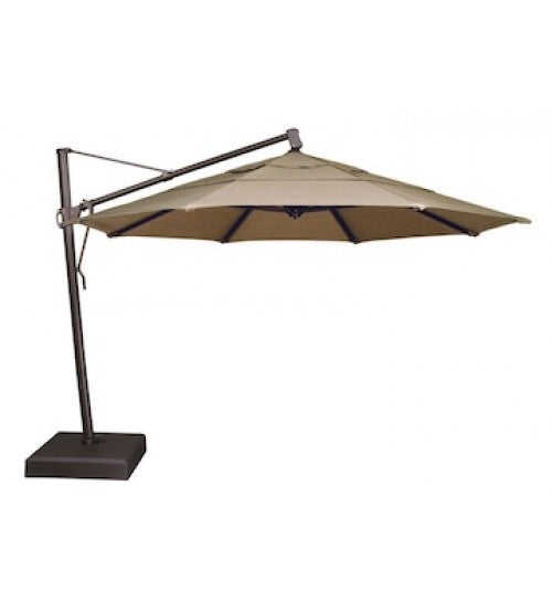 Treasure Garden 13' AKZP PLUS Octagon Cantilever Umbrella - Sunbrella