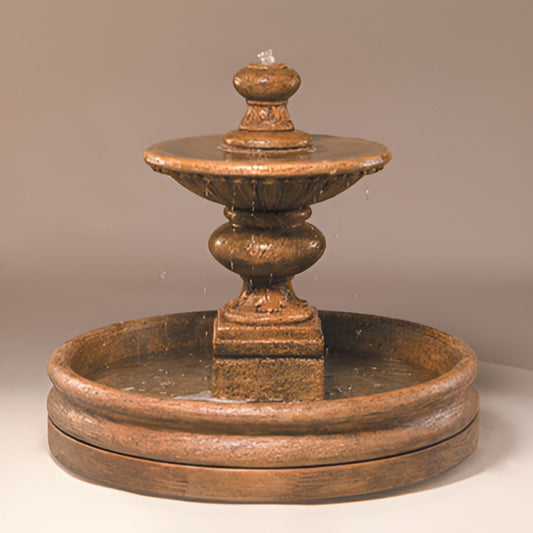 Fiore Formal Garden Fountain w/46" Basin