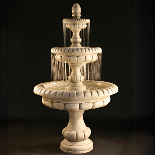 Fiore Pioggia 3-Tier Concrete Fountain - #LG163F