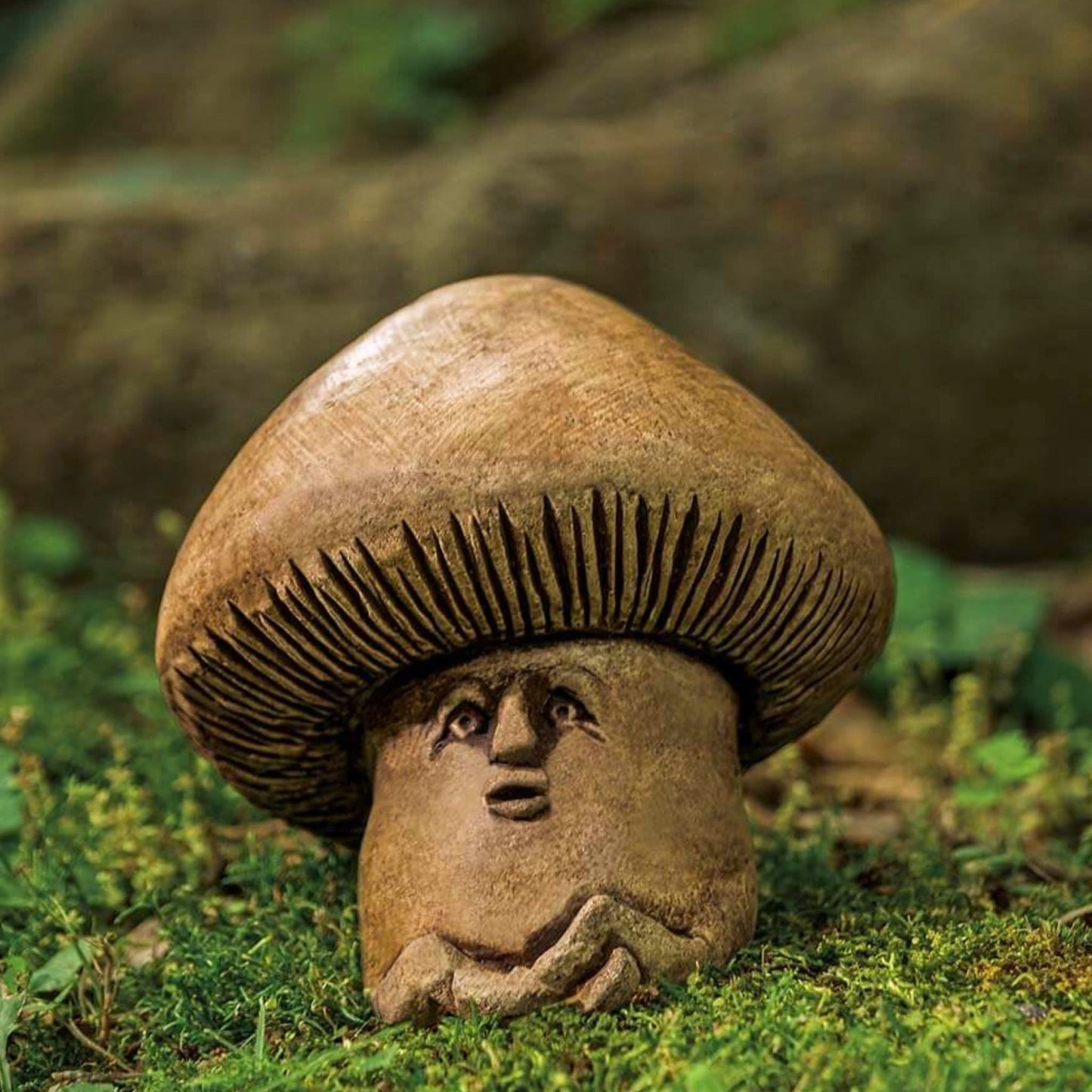 Campania Shroom Concrete Garden Statue - #S522