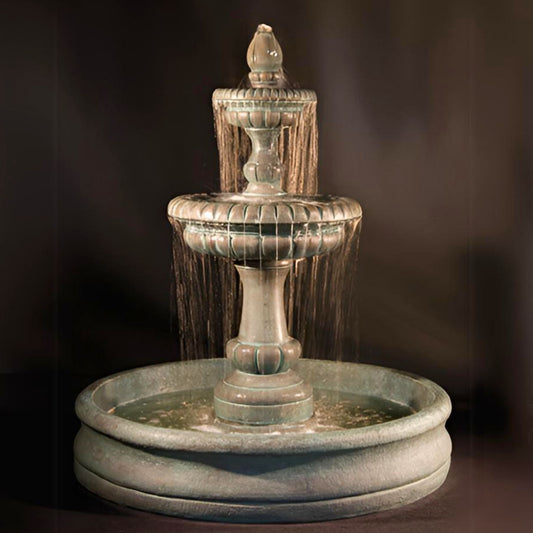 Fiore Pioggia 2-Tier Fountain with 55" Basin - #LG163FB