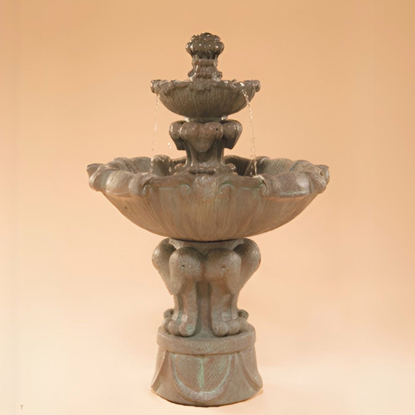 Fiore Vesuvio 2-Tier Concrete Fountain - #2080FS