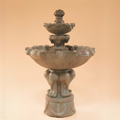 Fiore Vesuvio 2-Tier Concrete Fountain - #2080FS