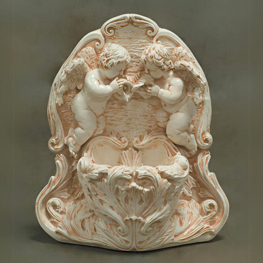 Fiore Angel Hanging Concrete Wall Fountain
