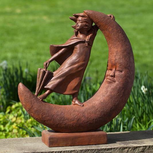Campania Once Upon a Moon Concrete Garden Statue - #S491