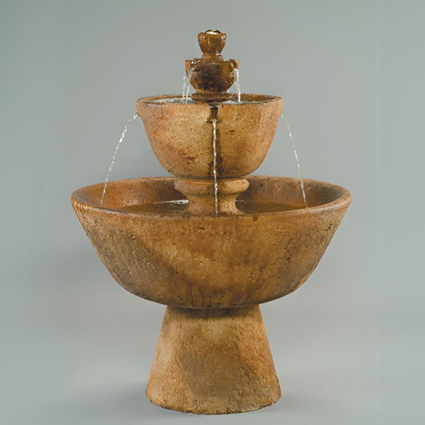 Fiore Tuscan Garden 3-Tier Concrete Fountain - #2122