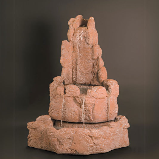 Fiore Medium Corner Rock Wall Fountain - #2041FM