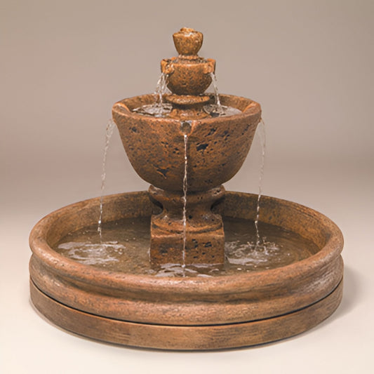 Fiore Tuscan Garden Fountain w/46" Basin - #2074