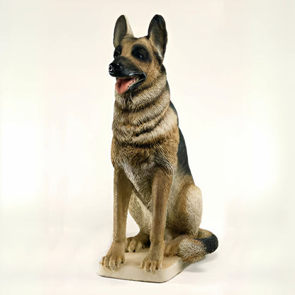 Fiore German Shepherd Concrete Garden Statue