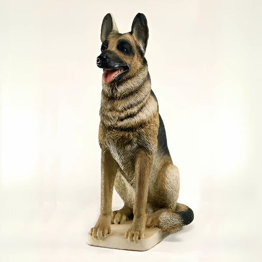 Fiore German Shepherd Concrete Garden Statue
