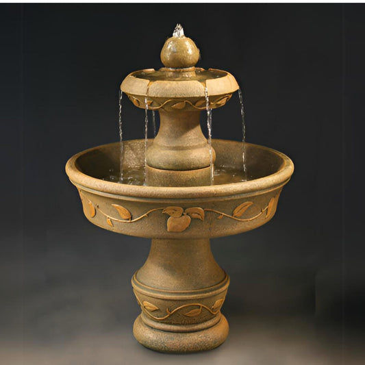 Fiore English Ivy 2-Tier Concrete Fountain - #LG145