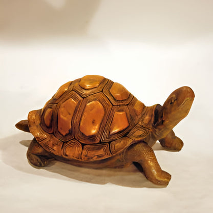 Fiore Tortoise with Head Up Concrete Garden Statue - #512